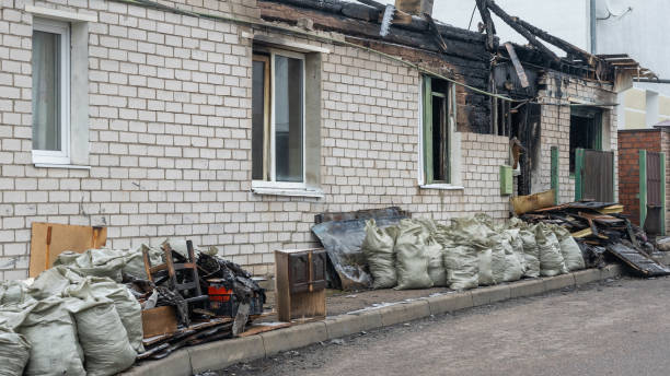 Professional Soot Cleanup technician working in Beallsville, MD